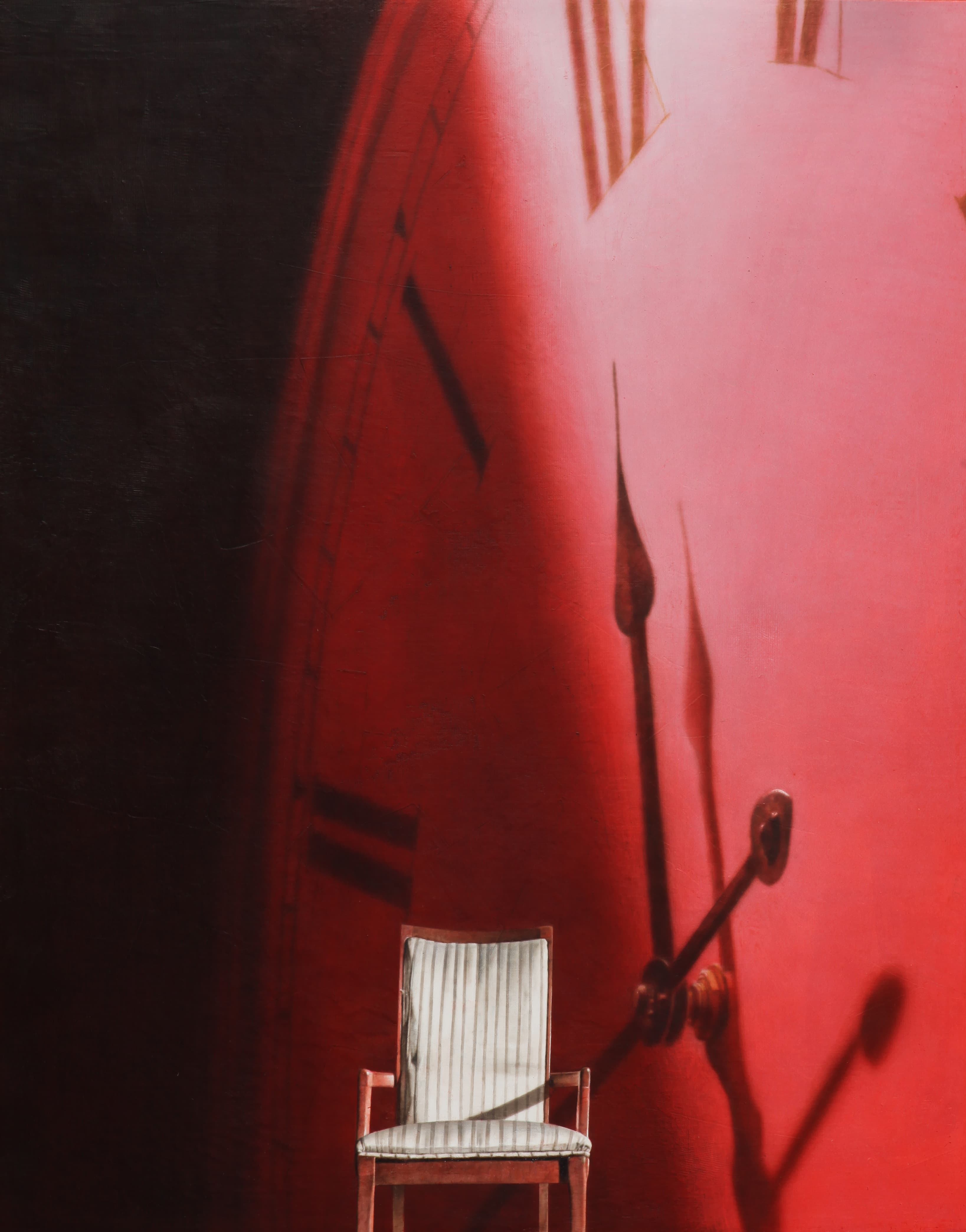 Space-Contemplation, 2024, oil on canvas, 91x72.7cm