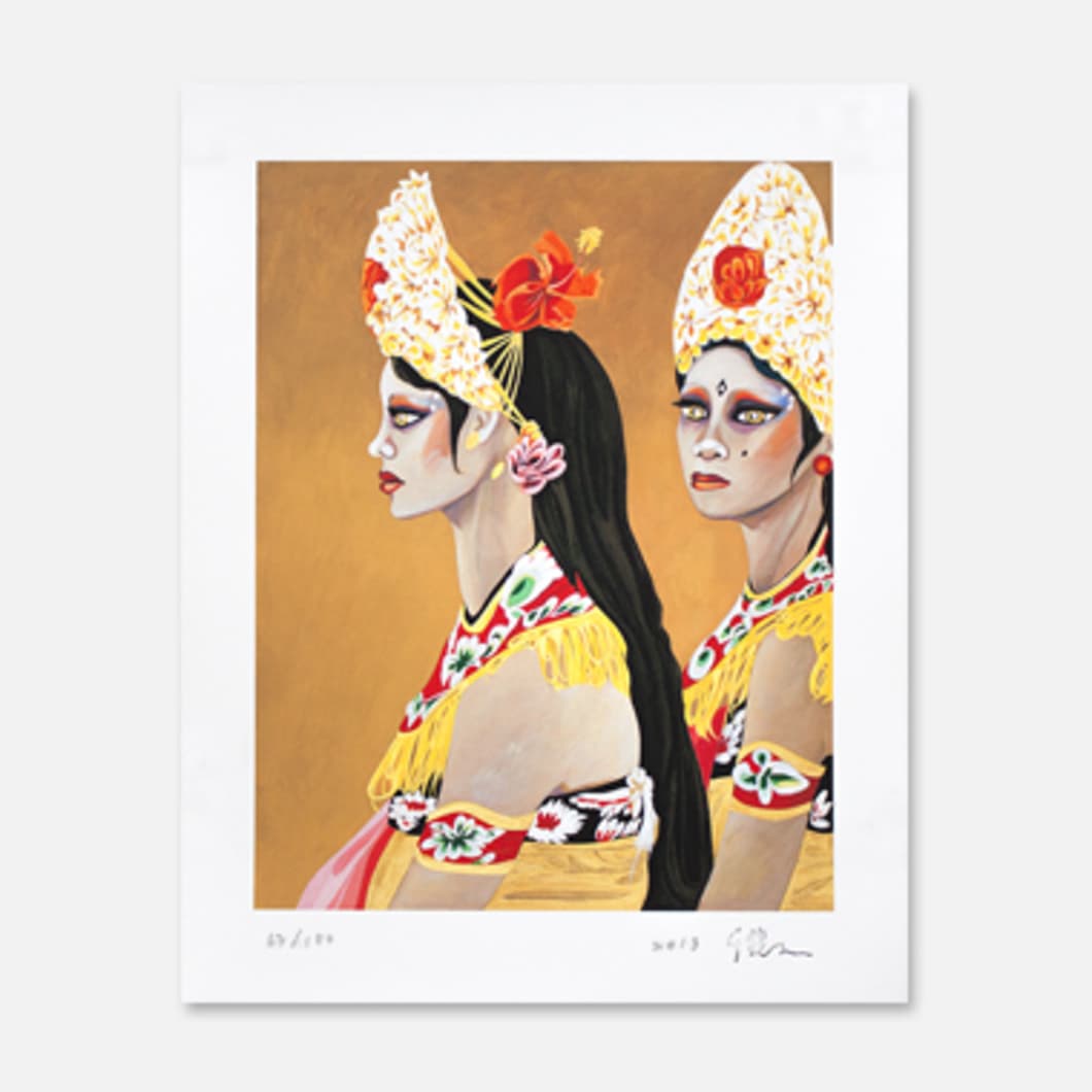 Chun Kyungja 천경자, 막간, 2019, 판화, 47.0 x 57.0 cm