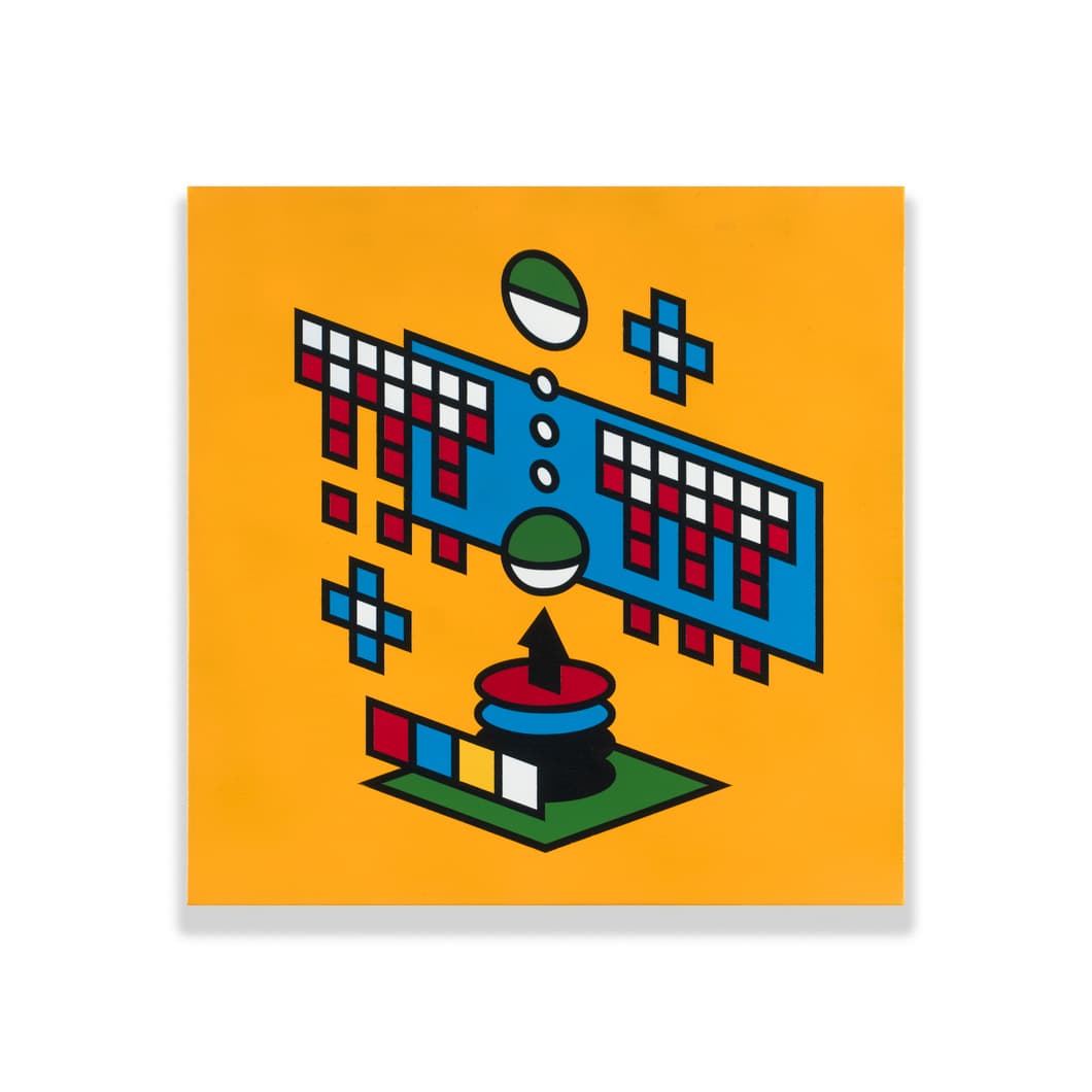 GRAFFLEX 그라플렉스, 2025, SprayPaint on Canvas, 60 x 60cm