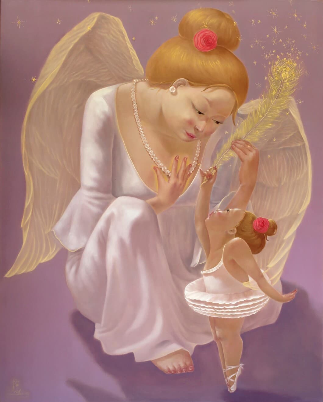 Moon SeonMee 문선미, 2024, oil on canvas, 90.9x65.1 cm