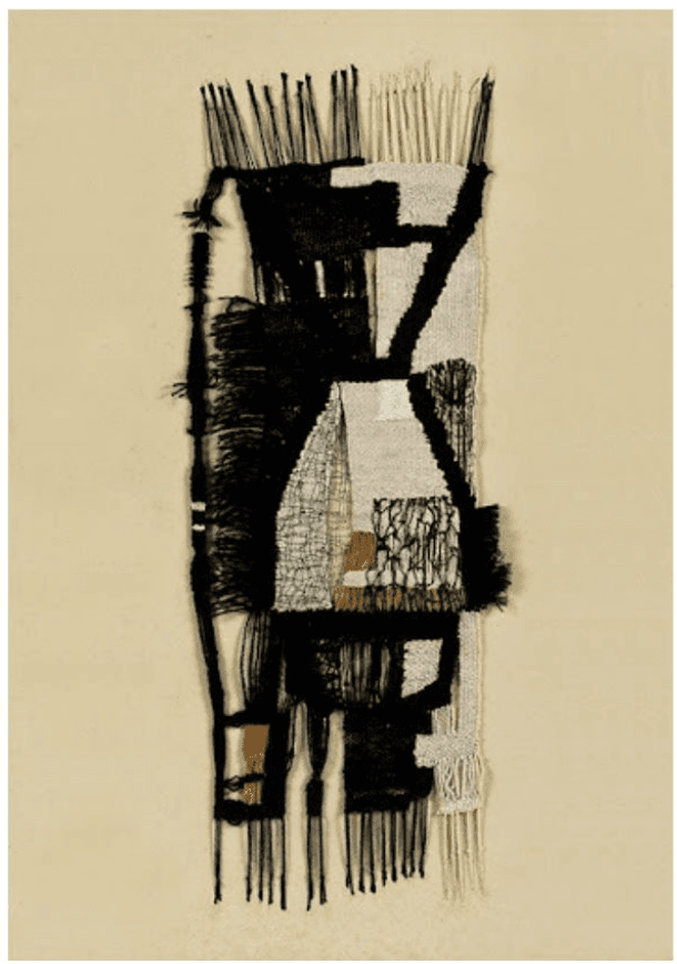 Park Rehyun 박래현, 작품, 1966, 태피스트리, 71.8x29cm