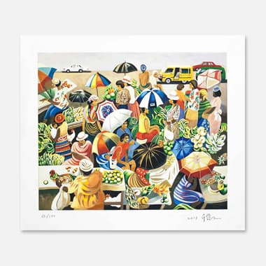 Chun Kyungja 천경자, 그라나다의 시장