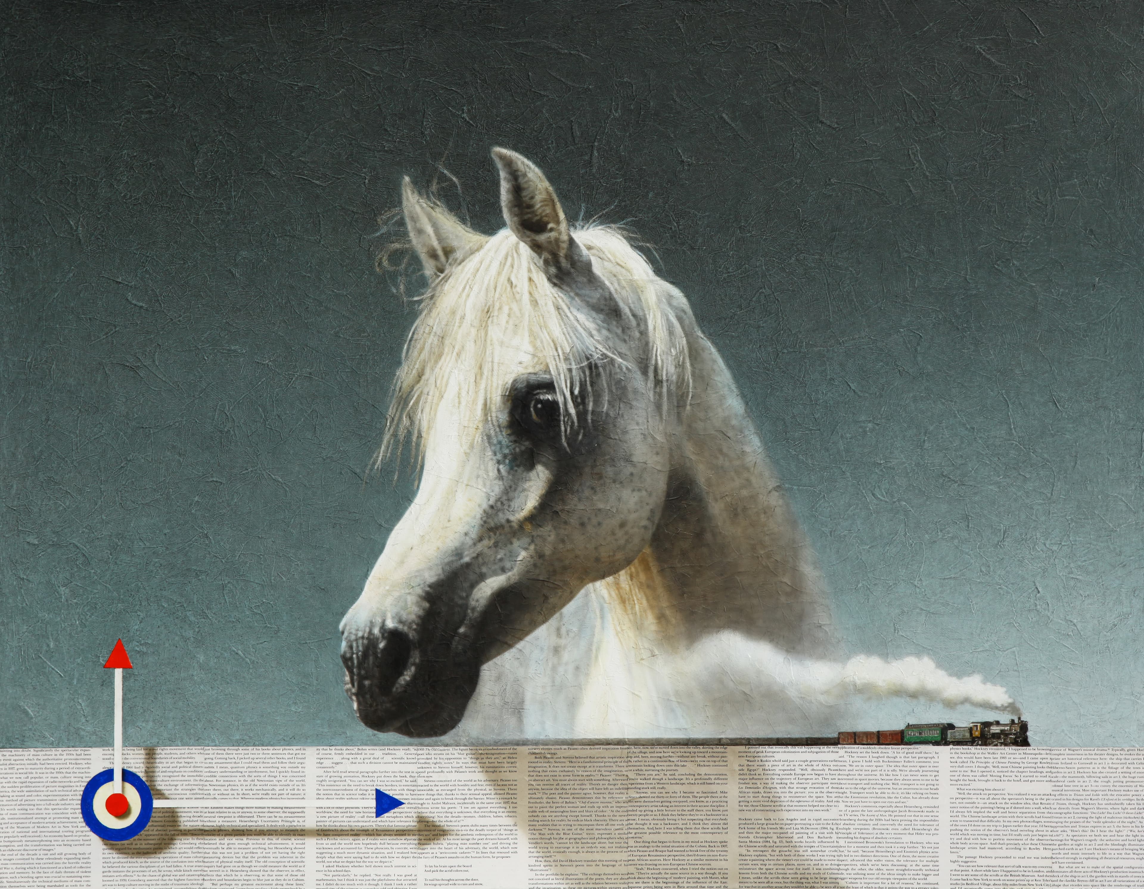 Space-Contemplation, 91 x 116.7 cm, oil on canvas, 2024