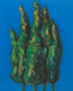 강경구, 네 그루의 사이프러스, -, 73 x 45 cm. 가격 문의 sarah@arttoken.ai